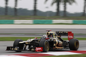 Kimi Raikkonen Lotus 2012 Malaysian Grand Prix