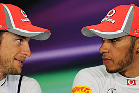 Jenson Button and Lewis Hamilton, McLaren, 2012