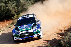 Solberg ended on the podium in the end