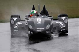 DeltaWing gets first wet weather run