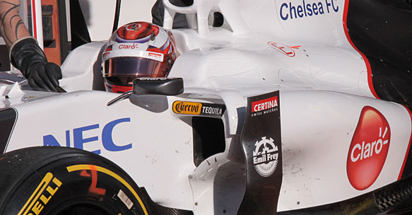 Sauber sidepod