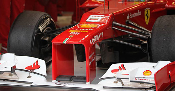 Ferrari turning vanes
