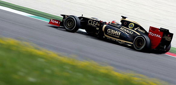 Romain Grosjean Lotus Mugello