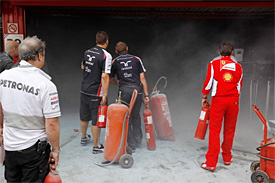 Williams thankful to rivals for fire help