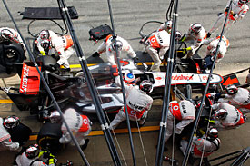 McLaren stop