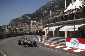 Nico Rosberg, Mercedes, Monaco 2012