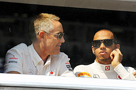 Lewis Hamilton and Martin Whitmarsh, McLaren, Monaco 2012