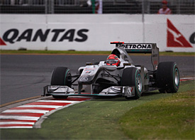 The 2010 Australian GP was Schumacher's first comeback race