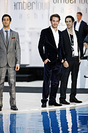 Drivers show off their clothes