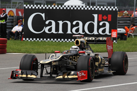 Kimi Raikkonen, Lotus, Montreal 2012
