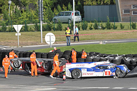 Anthony Davidson was seriously injured after a collision with a GTE Am backmarker