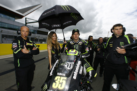 Crutchlow made it onto the grid with a broken ankle, then surged to sixth