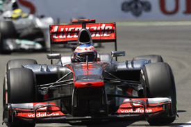 Jenson Button, McLaren, Valencia 2012