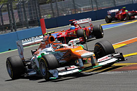 Nico Hulkenberg Force India Valencia