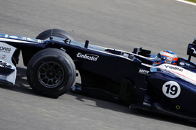 Valtteri Bottas young driver test Silverstone