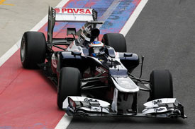 Valtteri Bottas young driver test Silverstone
