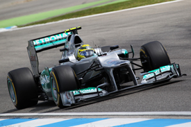 Nico Rosberg, Mercedes, Hockenheim 2012