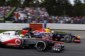 Lewis Hamilton, Sebastien Vettel, Hockenheim, 2012