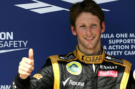 Romain Grosjean Hungary 2012