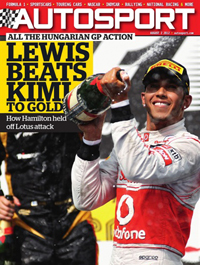 Autosport magazine cover 020812