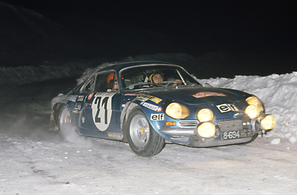 Jean-Pierre Nicolas Alpine 1973 Monte Carlo Rally WRC