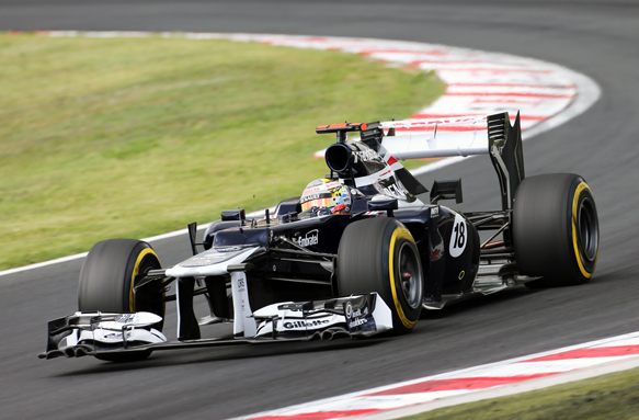 Pastor Maldonado Williams 2012 Hungarian Grand Prix