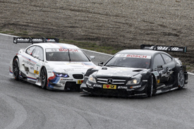 Martin Tomczyk RMG BMW Gary Paffett HWA Mercedes DTM Zandvoort 2012
