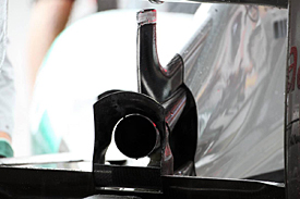 Mercedes exhaust, Belgium, 2012