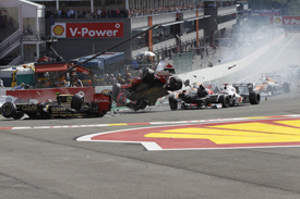 Spa start crash 2012