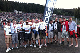 The amazing Ride2Spa crew 