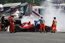 Fernando Alonso, Spa start crash 2012