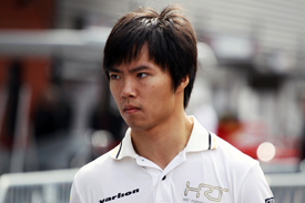 Ma Qing Hua HRT Belgian Grand Prix 2012