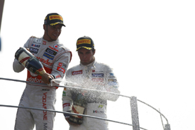 Lewis Hamilton and Sergio Perez