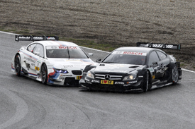 Martin Tomczyk and Gary Paffett collide at Zandvoort