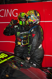 Valentino Rossi and Alessio Salucci