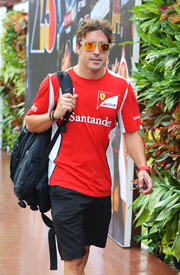 Fernando Alonso Ferrari 2012 Singapore GP