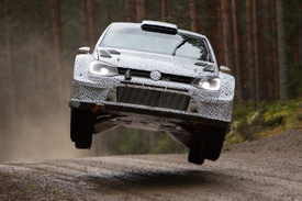 Sebastien Ogier Volkswagen Polo test WRC Finland