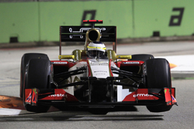Pedro de la Rosa, HRT, Singapore 2012