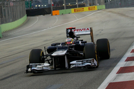 Pastor Maldonado Williams 2012 Singapore GP