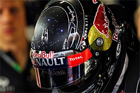 Vettel's helmet flashed in Singapore