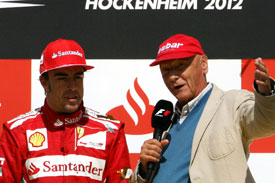Niki Lauda Fernando Alonso