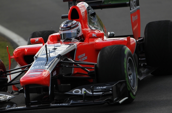 Max Chilton Marussia F1 test 2012