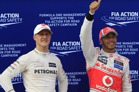 Michael Schumacher 2012 Lewis Hamilton