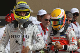 Nico Rosberg Lewis Hamilton