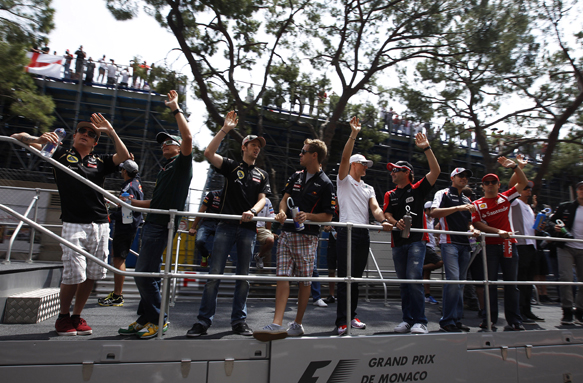 Drivers parade 2012 F1