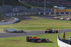 Mark Webber Suzuka collision