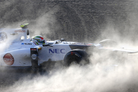 Sergio Perez spins out at Suzuka