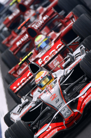 McLaren and Ferrari in 2007