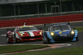 Felbermayr Porsche and AF Corse Ferrari, Silverstone WEC 2012