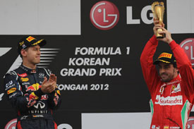 ALonso Vettel Korea 2012